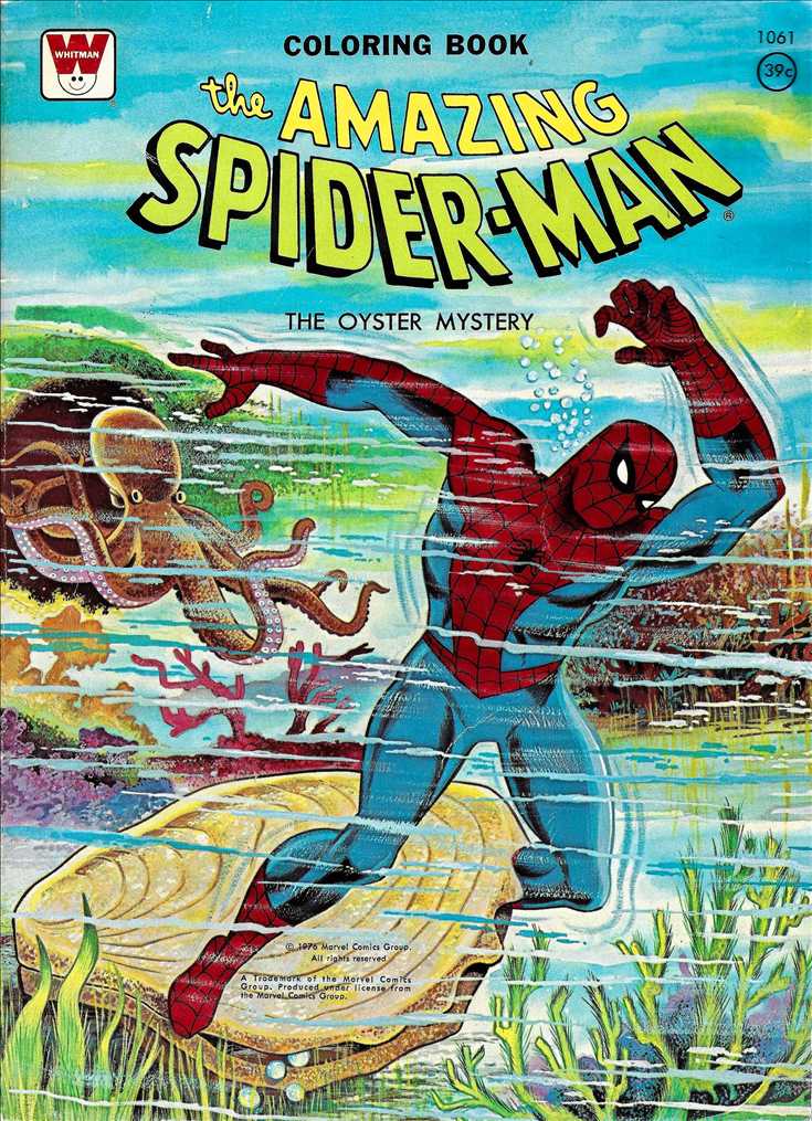 The Amazing Spider-Man Coloring Book: The Oyster Mystery