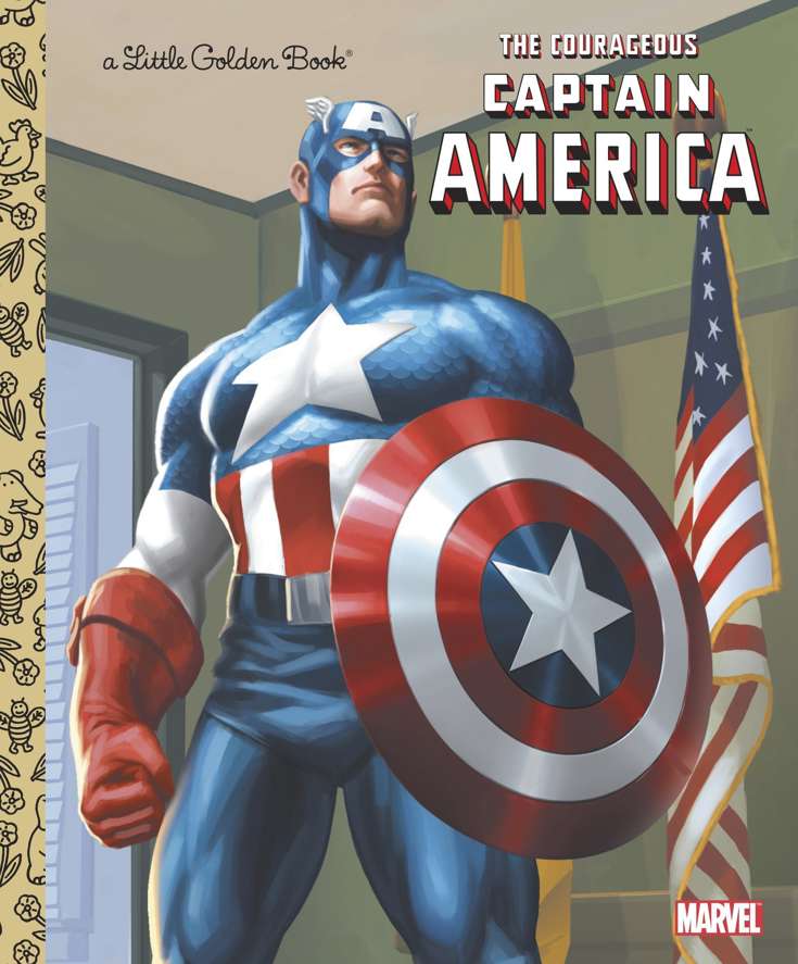 The Courageous Captain America Little Golden Book