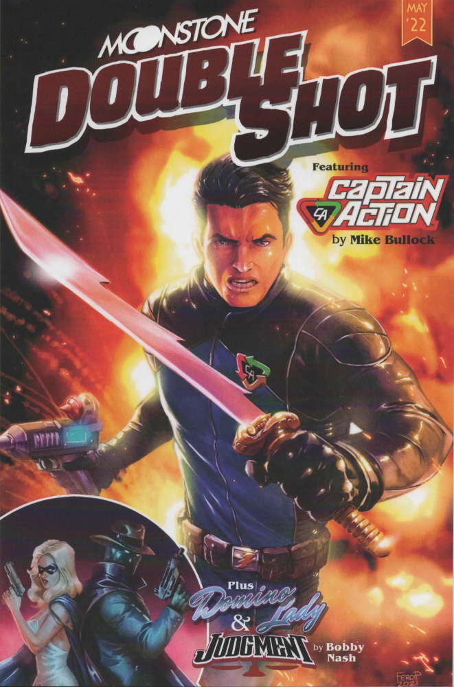 Moonstone Double Shot: Captain Action, Domino Lady, &amp; Judgment