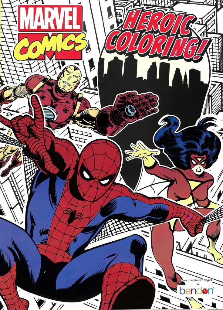 Marvel Comics Heroic Coloring!