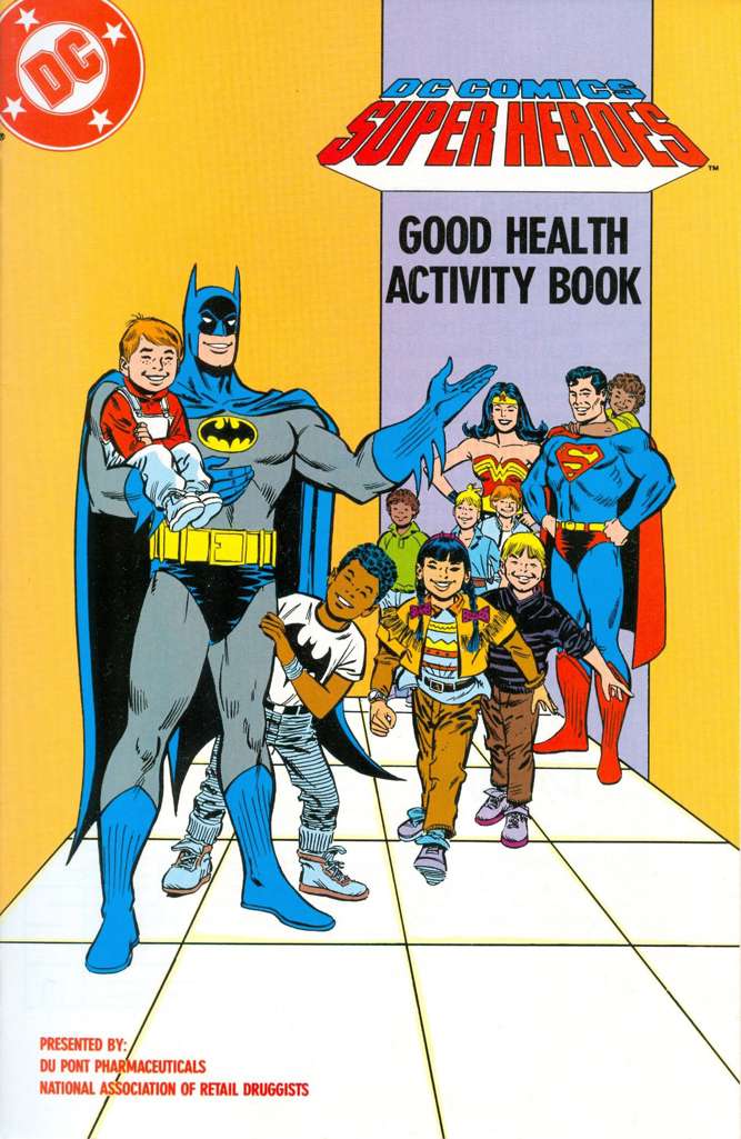 DC Comics Super Heroes Good Health and Activity Book