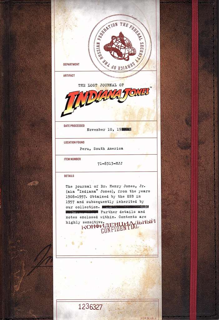 The Lost Journal of Indiana Jones