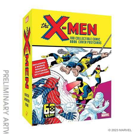 Marvel the X-Men: 100 Collectible Comic Book Cover Postcards