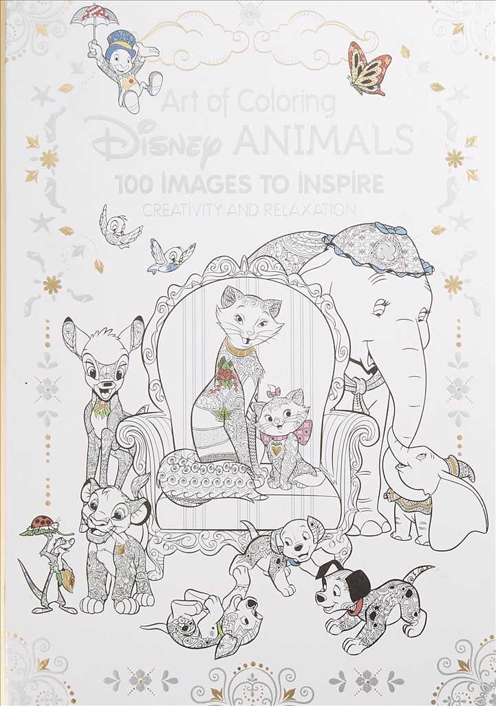 Art of Coloring Disney Animals: 100 Images to Inspire