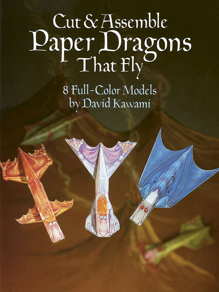 Cut and Assemble Paper Dragons That Fly
