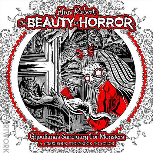 The Beauty of Horror: Ghouliana’s Sanctuary for Monsters—A Goregeous Storybook to Color