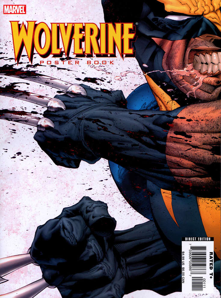 Wolverine Poster Book Staple Bound