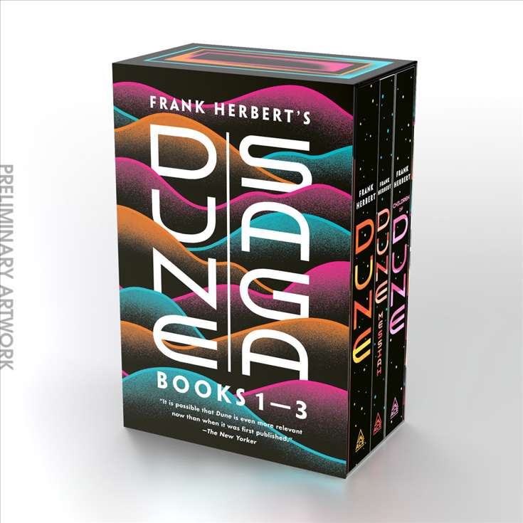 Dune Saga 3-Book Boxed Set: Dune, Dune Messiah, and Children of Dune (Frank Herbert’s…)