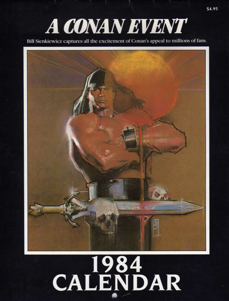 A Conan Event: 1984 Calendar Calendar #1984