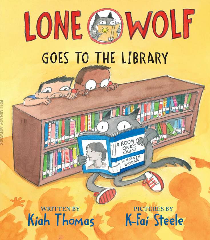 Lone Wolf Goes to the Library