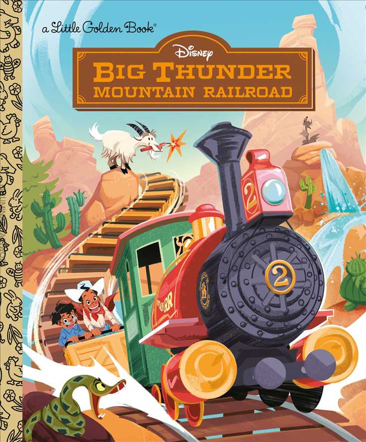 Big Thunder Mountain Railroad Little Golden Book