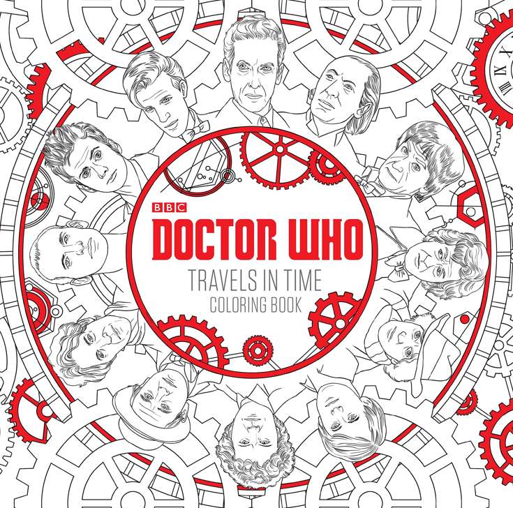 Doctor Who: Travels in Time Coloring Book