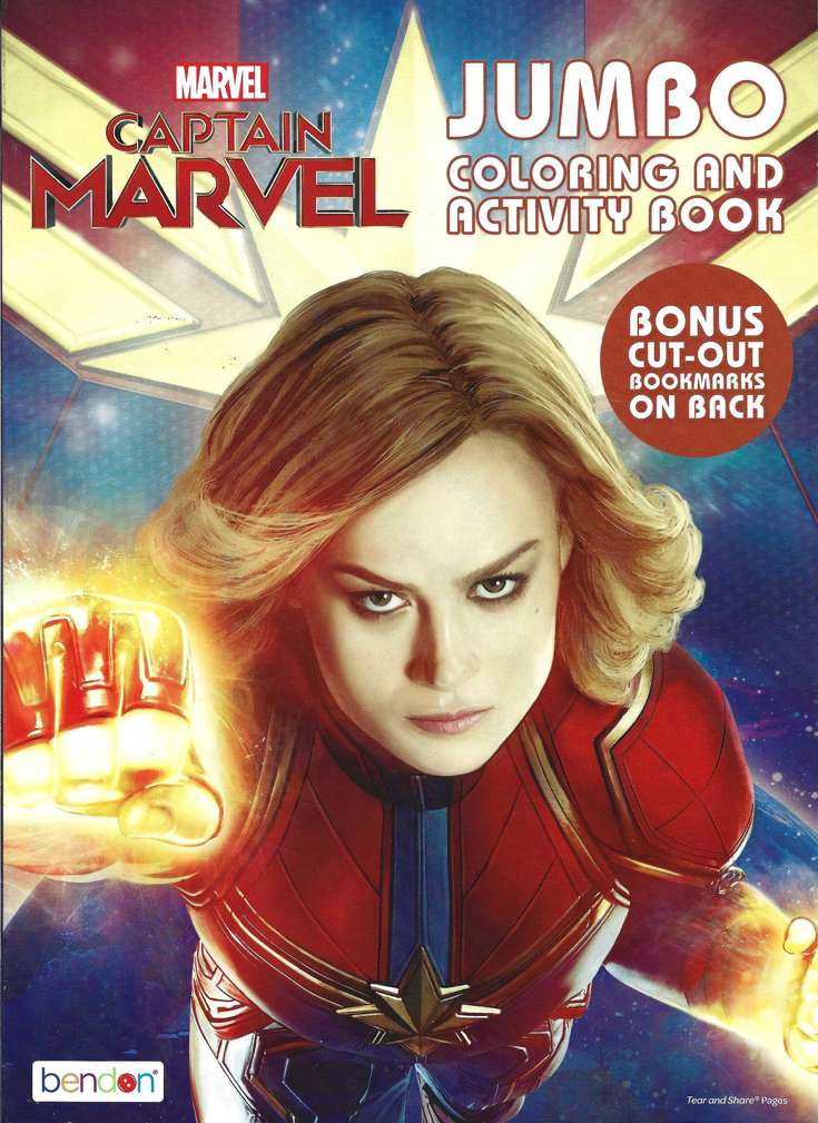 Marvel Captain Marvel Jumbo Coloring and Activity Book