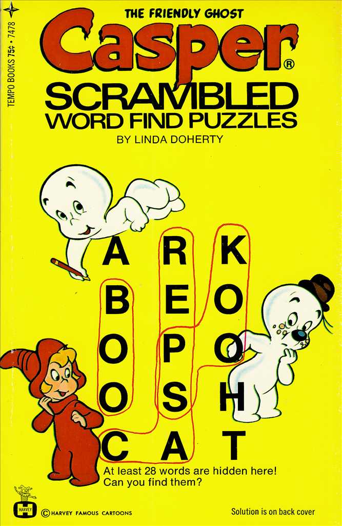 Casper’s Scrambled Word Find Puzzles