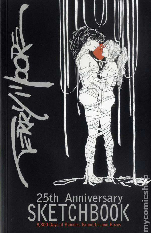 Terry Moore 25th Anniversary Sketchbook: 8,888 Days of Blondes, Brunettes, and Bozos