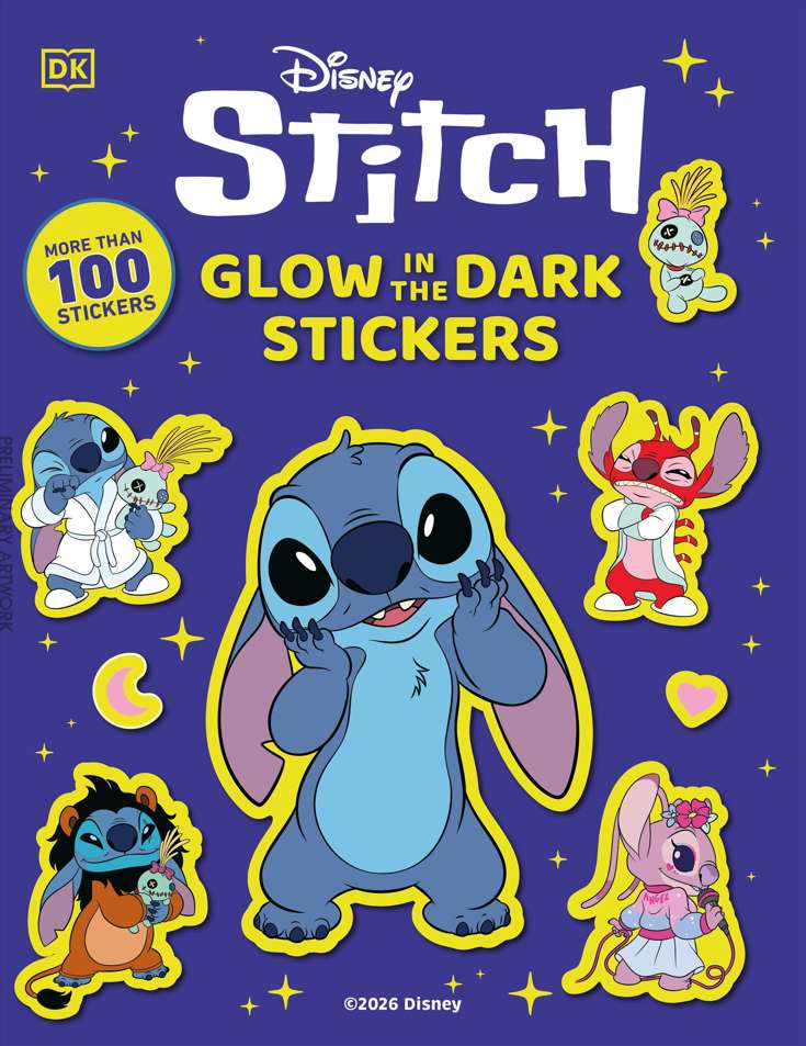 Disney Stitch: Glow in the Dark Ultimate Sticker Book