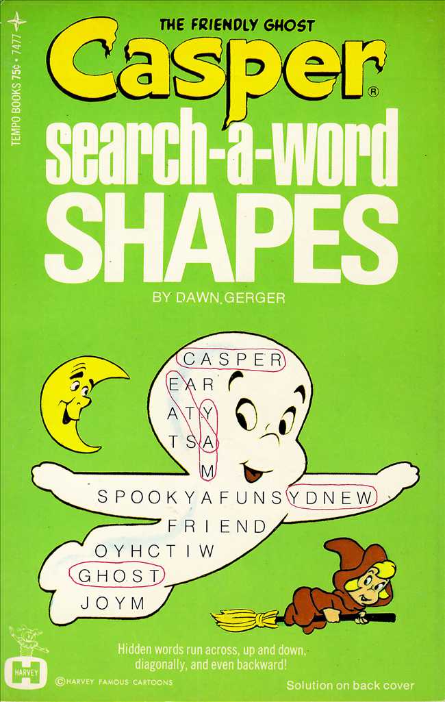 Casper’s Search-a-Word Shapes