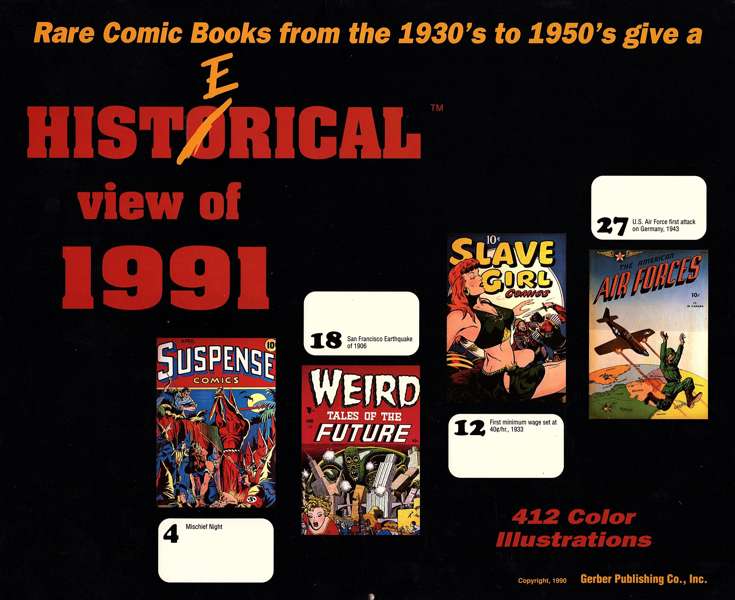 Histerical View of 1991 Calendar