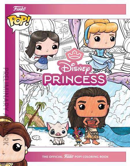The Disney Princess: The Official Funko Pop! Coloring Book