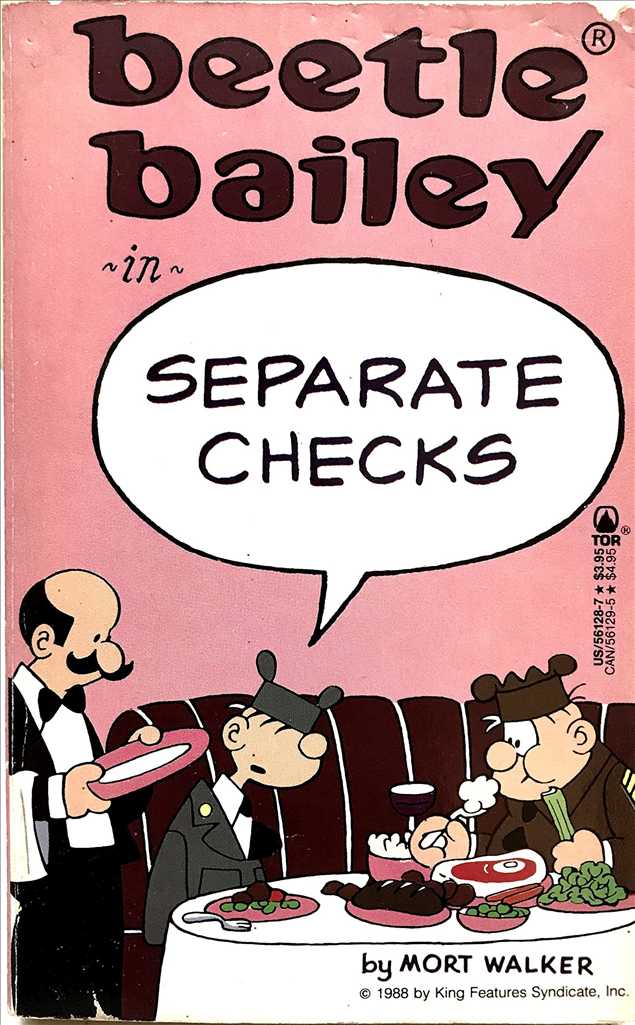 Beetle Bailey: Separate Checks
