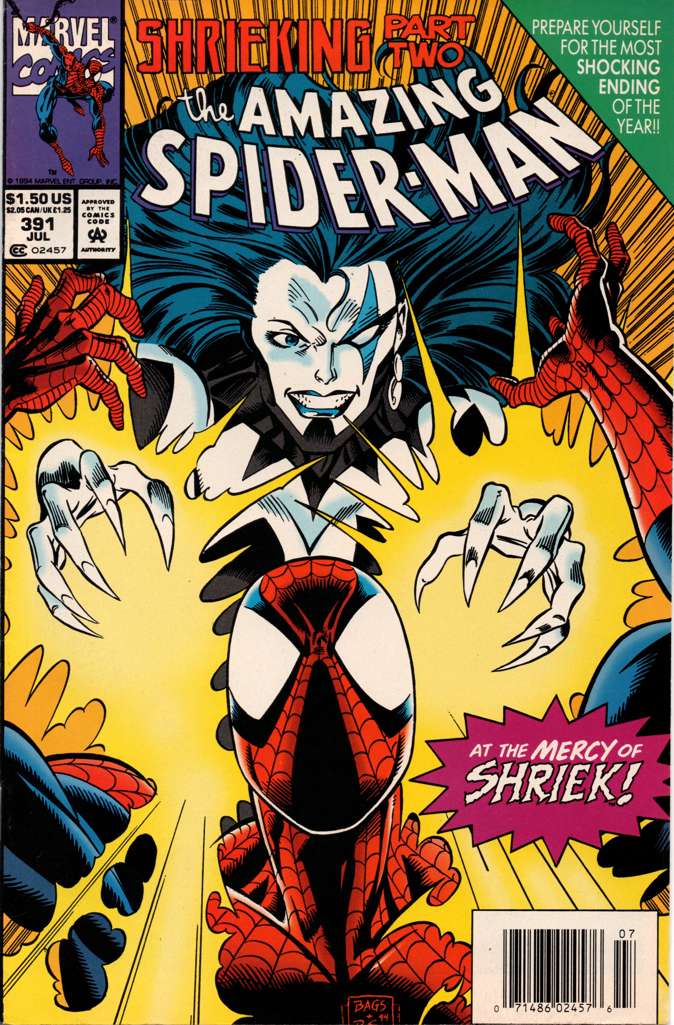 The Amazing Spider-Man #391 Newsstand Edition