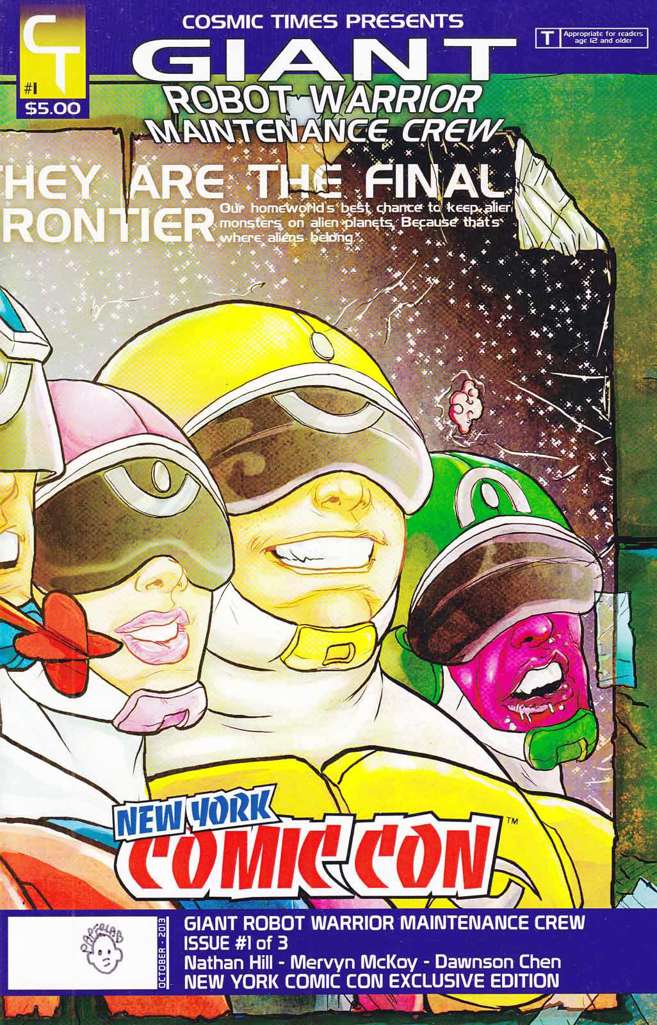 Giant Robot Warrior Maintenance Crew New York Comic Con Exclusive Edition