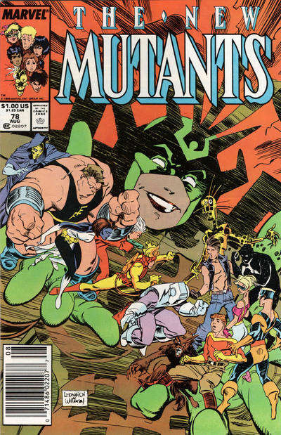 The New Mutants #78 Newsstand Edition