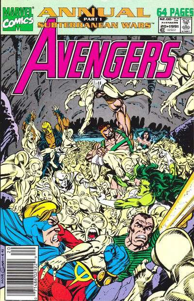 The Avengers Annual #20 Newsstand Edition