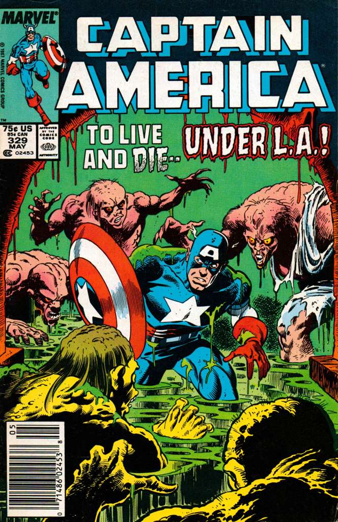 Captain America (1st Series) #329 Newsstand Edition