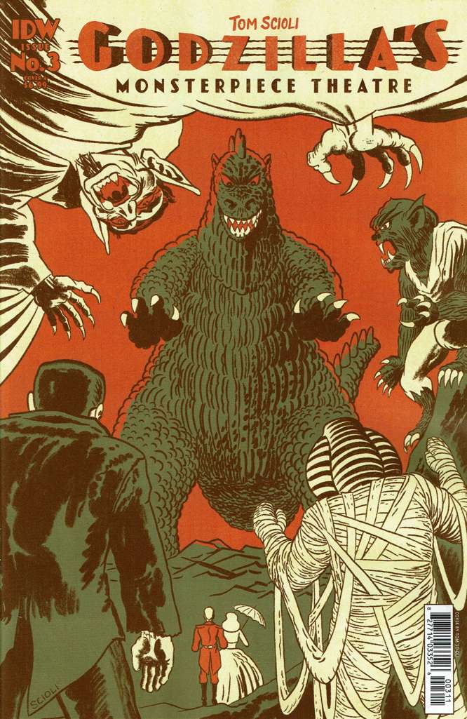 Godzilla’s Monsterpiece Theatre #3 Variation A