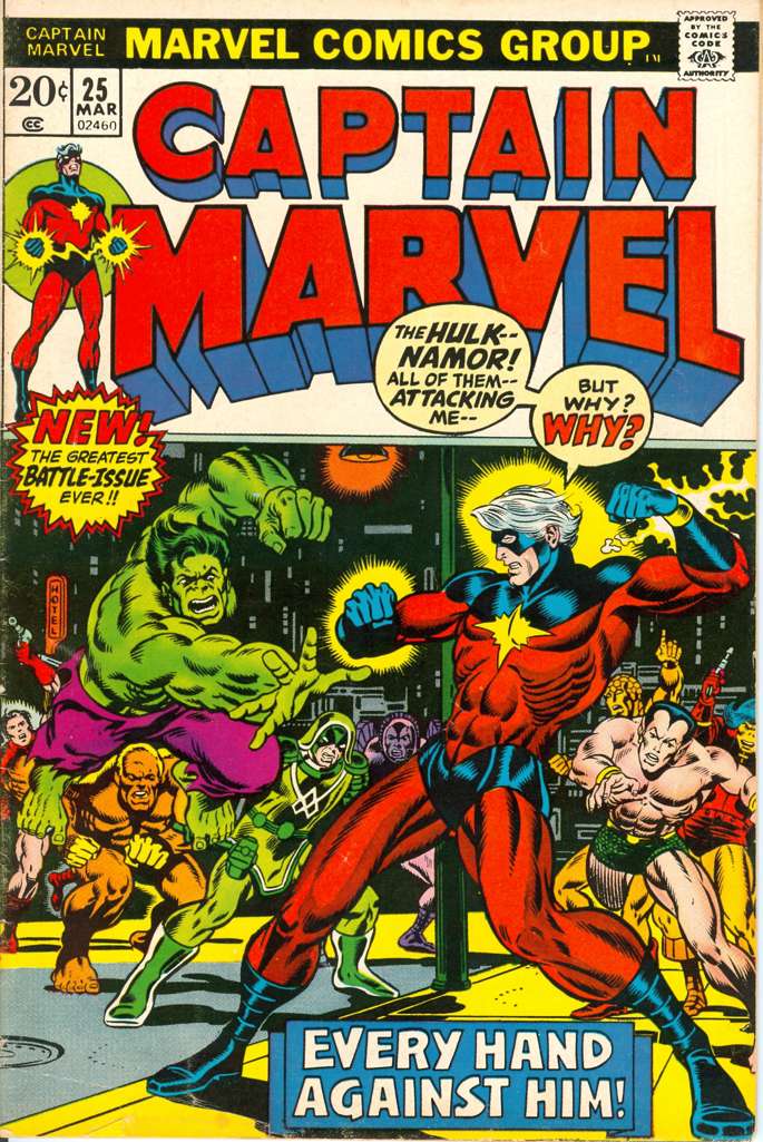 Captain Marvel (1st Series) #25