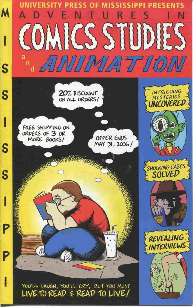 Comics Studies and Animation, University Press of Mississippi Presents