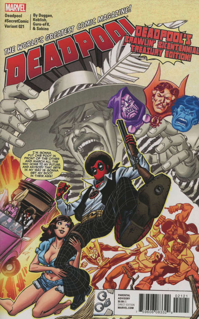 Deadpool (5th Series) #21 Variation B