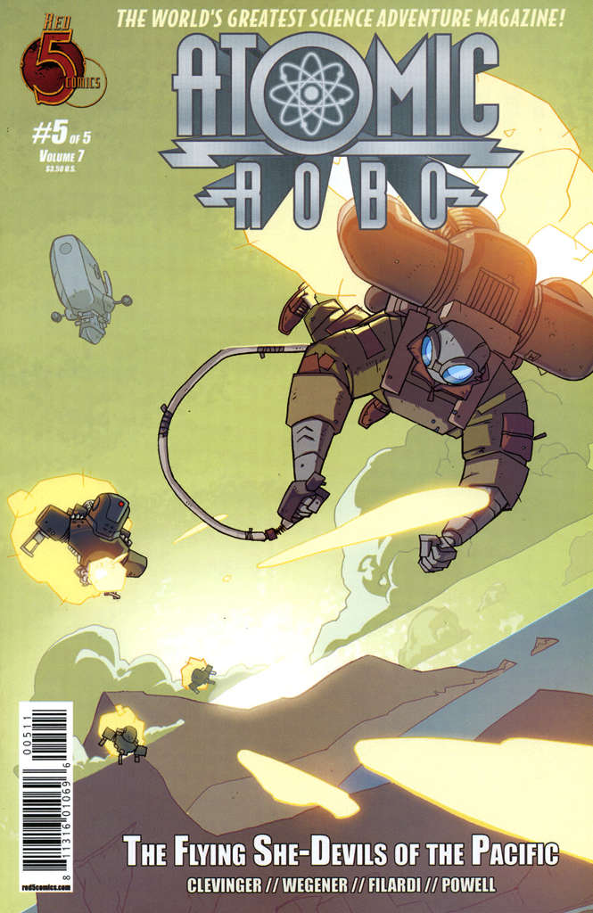 Atomic Robo and the Flying She-Devils of the Pacific #5