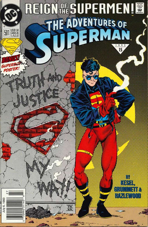 Adventures of Superman #501 Newsstand Edition