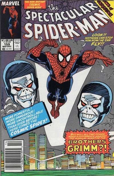 The Spectacular Spider-Man #159 Newsstand Edition