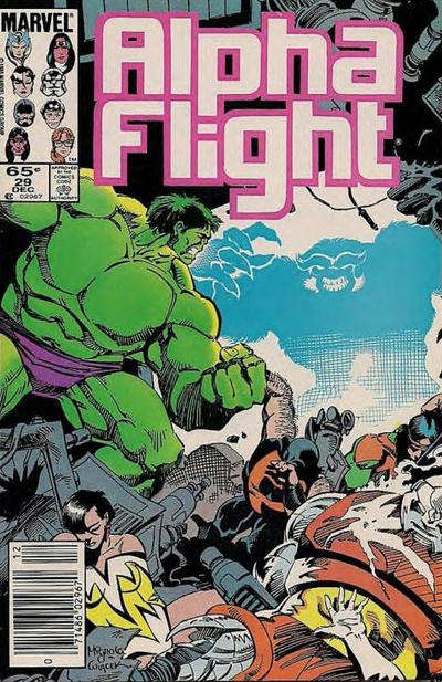 Alpha Flight (1st Series) #29 Newsstand Edition