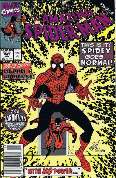 The Amazing Spider-Man #341 Newsstand Edition