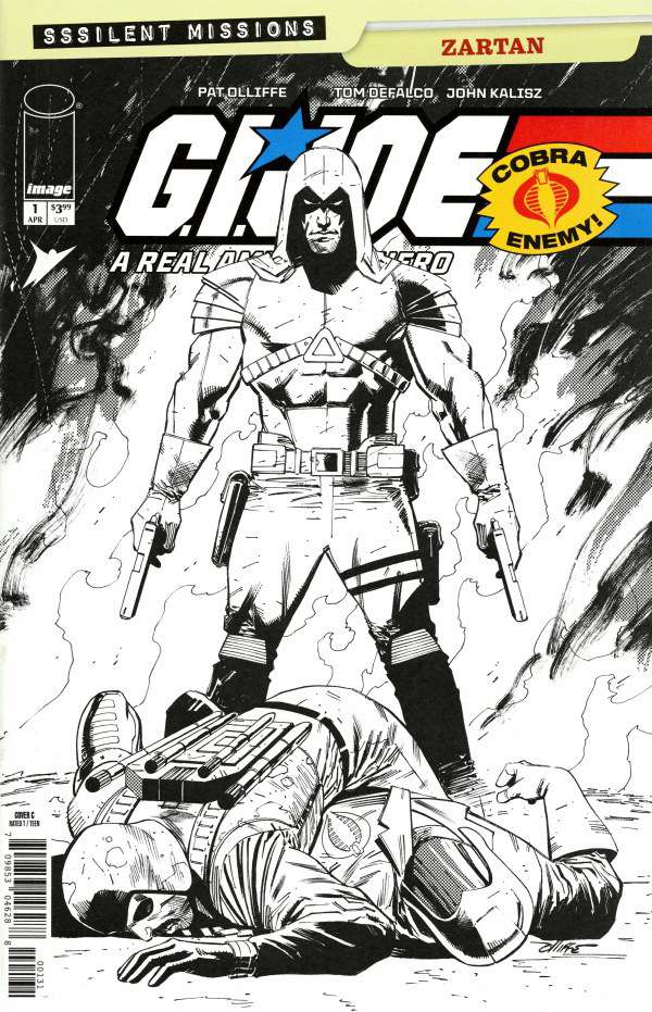 G.I. Joe, a Real American Hero Sssilent Missions Zartan #1 Variation C