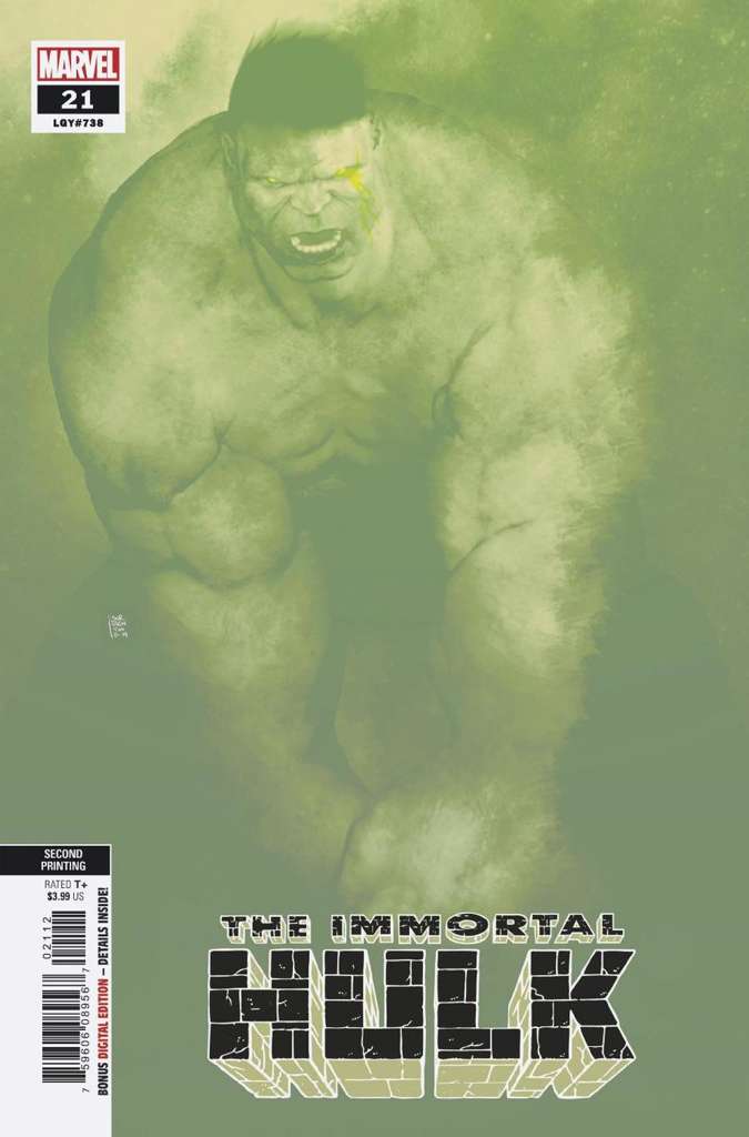 Immortal Hulk #21  - 2nd printing