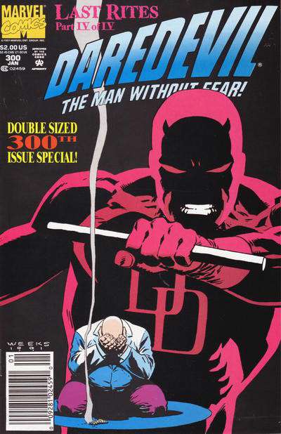 Daredevil #300 Newsstand Edition