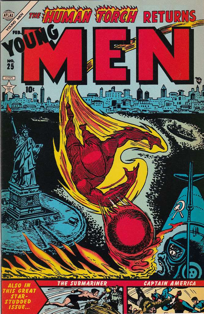Young Men #25  - 2nd printing