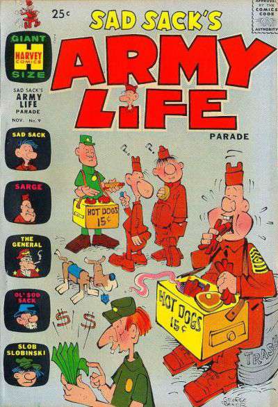 Sad Sack Army Life Parade #9