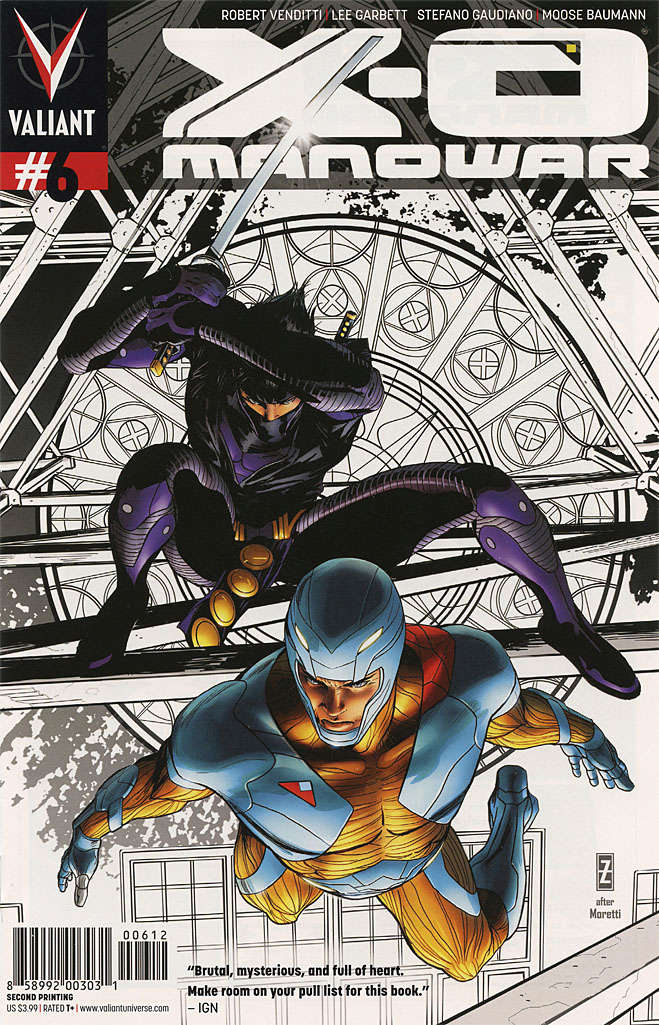 X-O Manowar (3rd Series) #6  - 2nd printing
