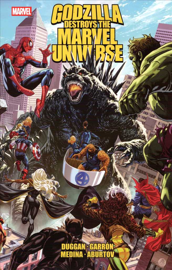 Godzilla Destroys the Marvel Universe Book #1