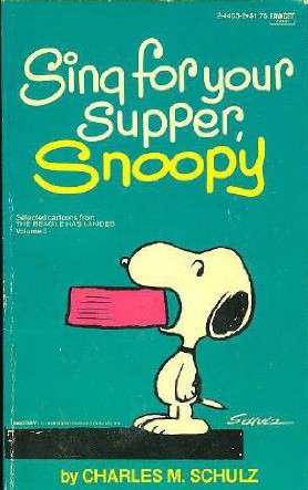 Sing For Your Supper, Snoopy