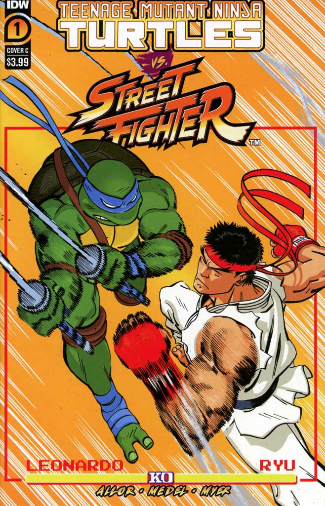 Teenage Mutant Ninja Turtles Vs. Street Fighter #1 Variation C