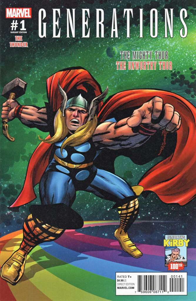 Generations: The Unworthy Thor & The Mighty Thor #1 Variation D
