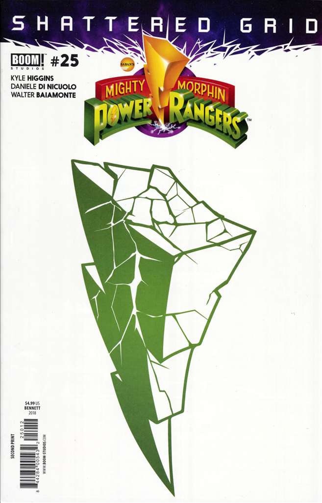 Mighty Morphin Power Rangers (5th Series) #25  - 2nd printing