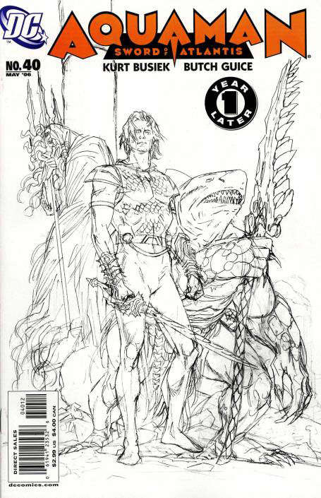 Aquaman: Sword of Atlantis #40  - 2nd printing